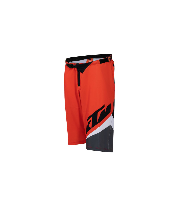 Short KTM FACTORY ENDURO orange/noir/blanc 2022