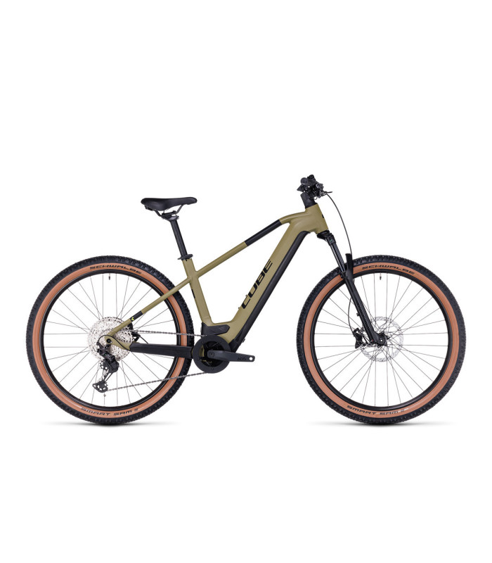 VTT électrique Cube Reaction Hybrid Race 625 olive'n'green 2023