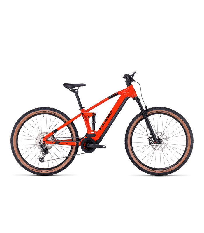 VTT électrique Cube Stereo Hybrid 120 Race 750 sparkorange'n'black 2023