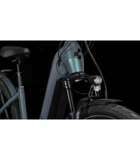 Vélo Tout Chemin électrique Cube Kathmandu Hybrid ABS 750 smaragdgrey'n'blue 2023