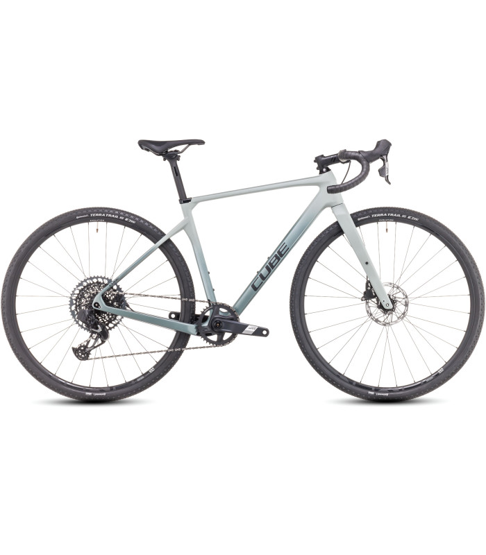 Vélo Gravel Cube Nuroad WS C:62 SLX lunar'n'smokeyfir 2024