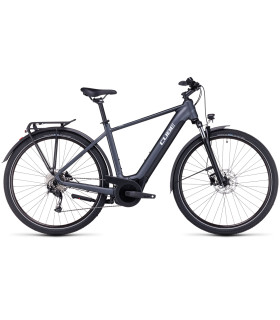 Vélo électrique Cube Touring Hybrid ONE 500 grey'n'white 2024