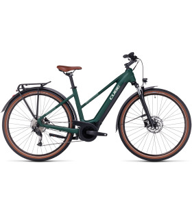 Vélo électrique Cube Touring Hybrid ONE 500 Trapeze darkgreen'n'green 2024