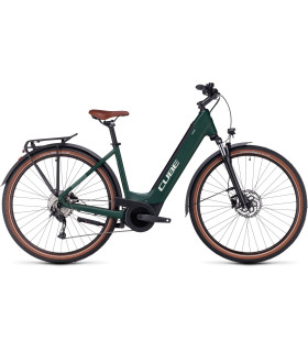 Vélo électrique Cube Touring Hybrid ONE 625 Easy Entry darkgreen'n'green 2024