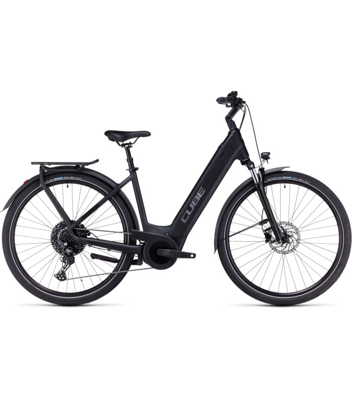 Vélo électrique Cube Touring Hybrid Pro 625 Easy Entry black'n'metal 2024