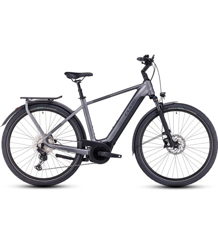 Vélo électrique Cube Touring Hybrid EXC 625 grey'n'metal 2024