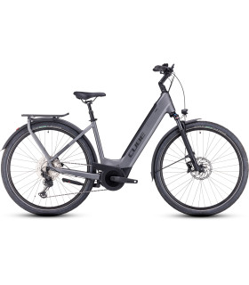 Vélo électrique Cube Touring Hybrid EXC 625 Easy Entry grey'n'metal 2024