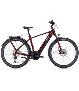 Vélo électrique Cube Touring Hybrid EXC 625 red'n'white 2024