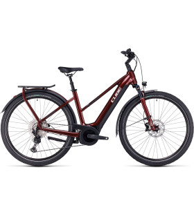 Vélo électrique Cube Touring Hybrid EXC 625 Trapeze red'n'white 2024