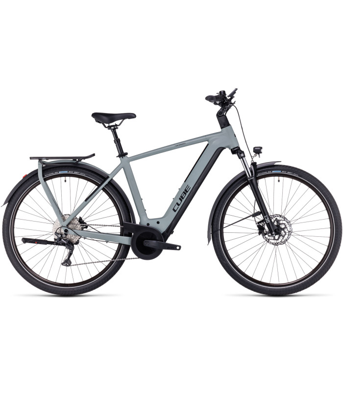 Vélo Tout Chemin électrique Cube Kathmandu Hybrid ONE 750 swampgrey'n'black 2024