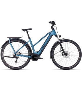 Vélo Tout Chemin électrique Cube Kathmandu Hybrid ONE 750 Trapeze blue'n'black 2024