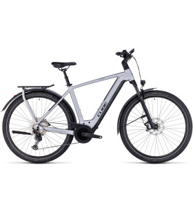 Vélo Tout Chemin électrique Cube Kathmandu Hybrid SLX 750 polarsilver'n'black 2024