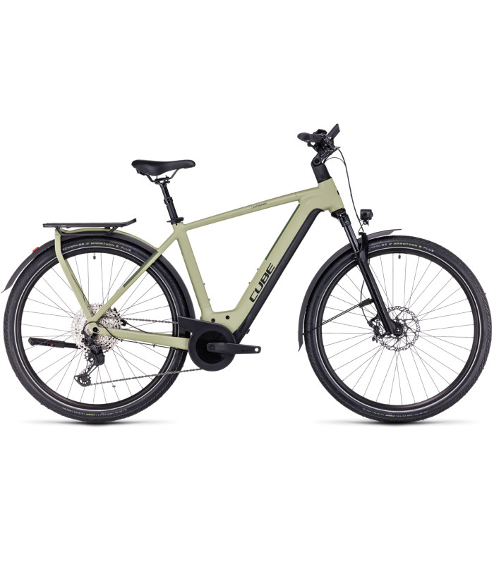 Vélo Tout Chemin électrique Cube Kathmandu Hybrid SLX 750 green'n'olive 2024