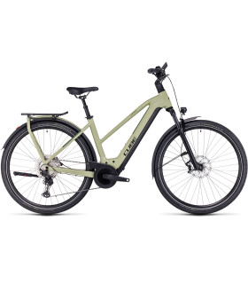 Vélo Tout Chemin électrique Cube Kathmandu Hybrid SLX 750 Trapeze green'n'olive 2024
