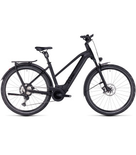 Vélo Tout Chemin électrique Cube Kathmandu Hybrid SLT 750 Trapeze black'n'metal 2024