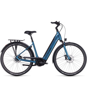 Vélo électrique Cube Supreme Hybrid EXC 625 blue'n'black 2024