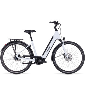Vélo électrique Cube Supreme RT Hybrid EXC 500 flashwhite'n'black 2024