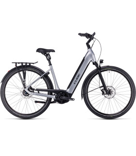 Vélo électrique Cube Supreme Hybrid SLX 625 polarsilver'n'black 2024