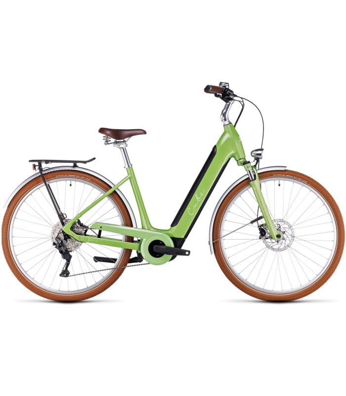 Vélo électrique Cube Ella Ride Hybrid 500 green'n'green 2024