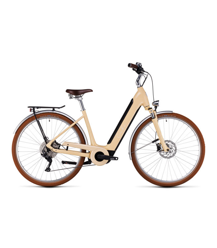 Vélo électrique Cube Ella Ride Hybrid 500 honey'n'white 2024