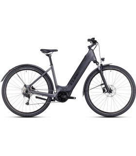 Vélo Tout Chemin électrique Cube Nuride Hybrid Performance 625 Allroad Easy Entry graphite'n'black 2024