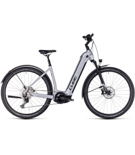 Vélo Tout Chemin électrique Cube Nuride Hybrid EXC 750 Allroad Easy Entry polarsilver'n'black 2024