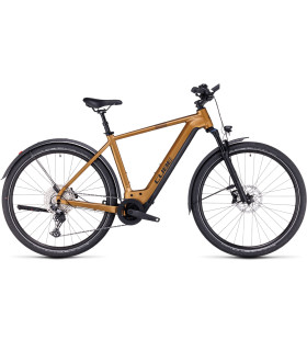 Vélo Tout Chemin électrique Cube Nuride Hybrid EXC 750 Allroad caramel'n'black 2024