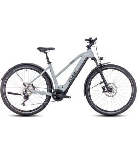 Vélo Tout Chemin électrique Cube Nuride Hybrid SLX 750 Allroad Trapeze grey'n'black 2024