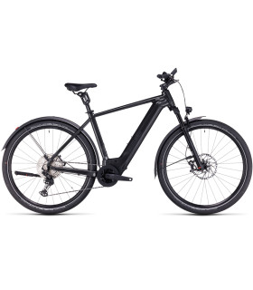 Vélo Tout Chemin électrique Cube Nuride Hybrid SLT 750 Allroad grey'n'metal 2024