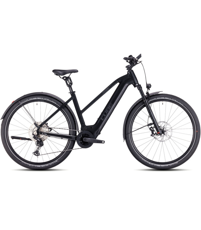 Vélo Tout Chemin électrique Cube Nuride Hybrid SLT 750 Allroad Trapeze grey'n'metal 2024