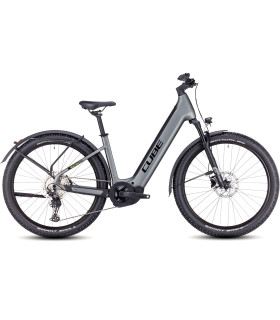 VTT électrique Cube Reaction Hybrid Pro 500 Allroad Easy Entry flashgrey'n'green 2024