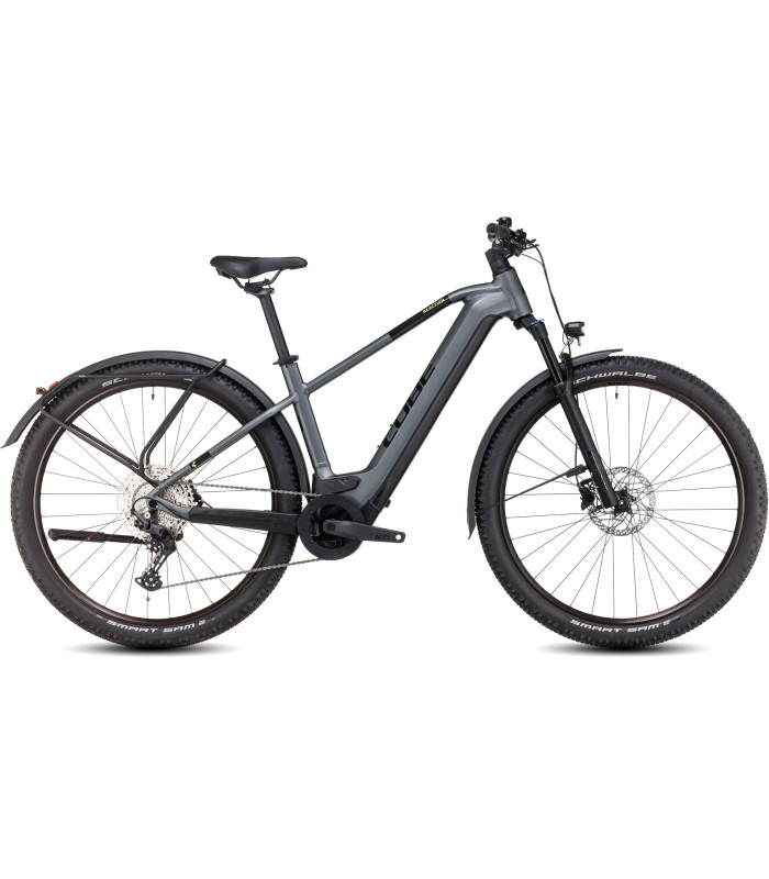 VTT électrique Cube Reaction Hybrid Pro 625 Allroad flashgrey'n'green 2024