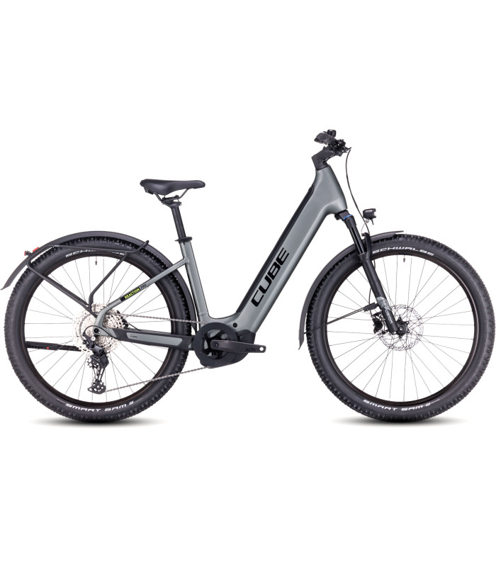 VTT électrique Cube Reaction Hybrid Pro 625 Allroad Easy Entry flashgrey'n'green 2024