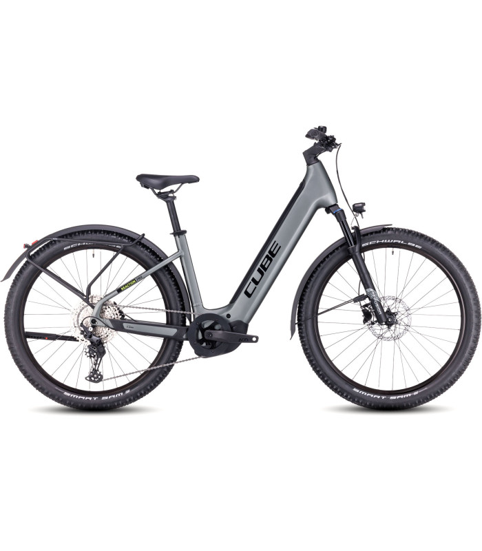 VTT électrique Cube Reaction Hybrid Pro 750 Allroad Easy Entry flashgrey'n'green 2024