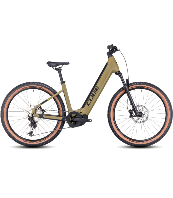 VTT électrique Cube Reaction Hybrid Race 625 Easy Entry olive'n'green 2024