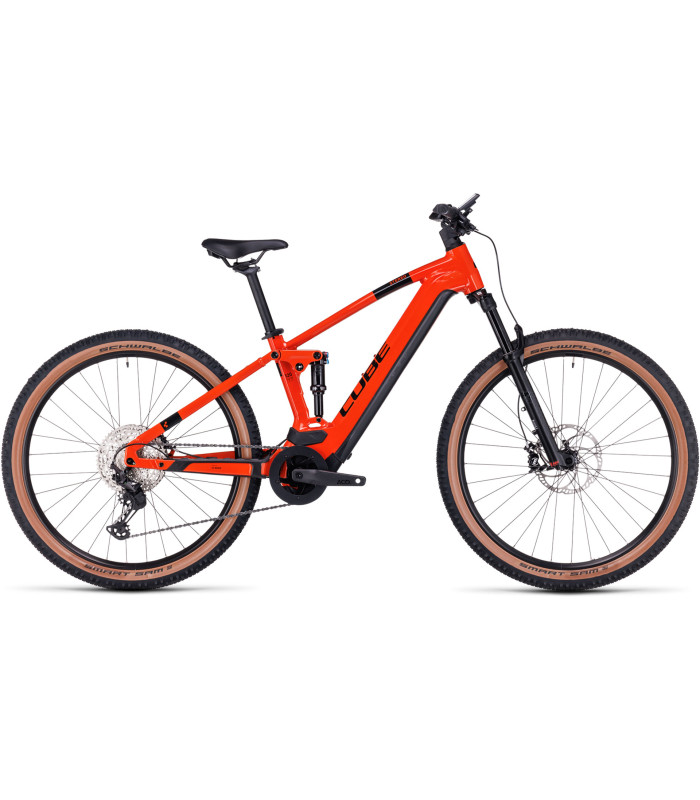 VTT électrique Cube Stereo Hybrid 120 Race 750 sparkorange'n'black 2024