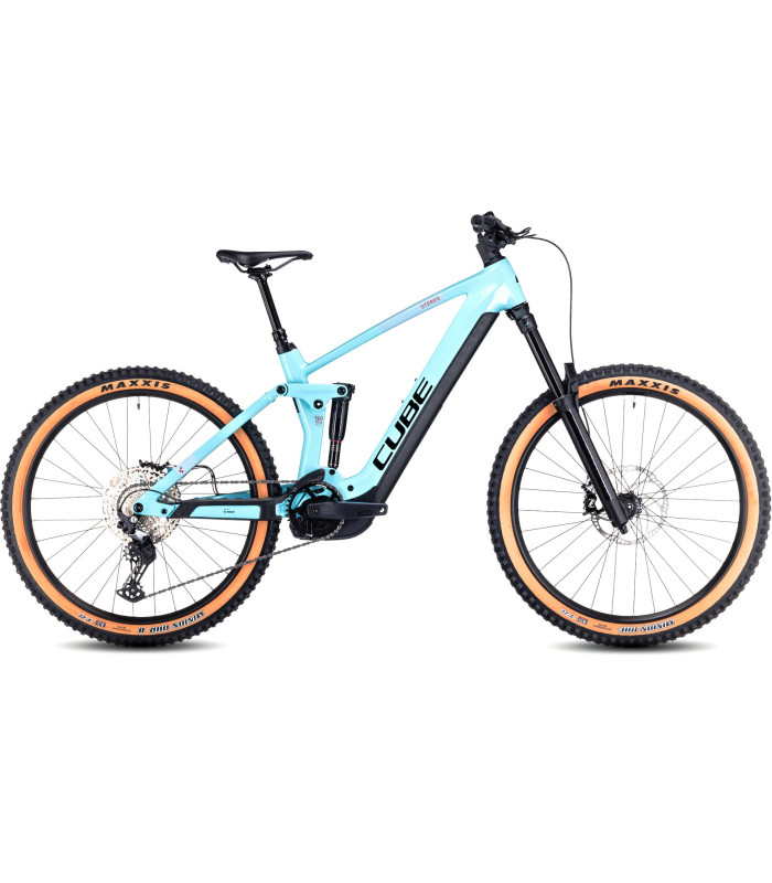 VTT électrique Cube Stereo Hybrid 160 HPC Race 625 27.5 iceblue'n'black 2024