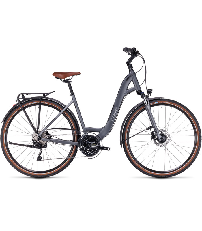 Vélo de ville Cube Touring EXC Easy Entry grey'n'metal 2024