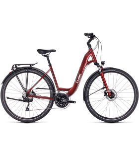Vélo de ville Cube Touring EXC Easy Entry red'n'white 2024