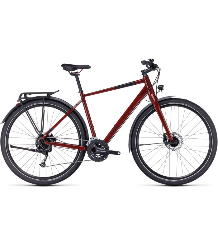 Vélo de ville Cube Travel mirrorred'n'black 2024