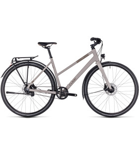 Vélo de ville Cube Travel EXC Trapeze oatgrey'n'taupe 2024