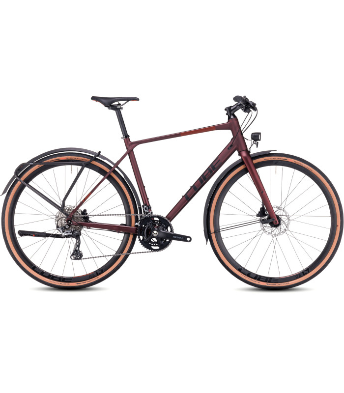 Vélo de ville Cube Nulane Race FE rubyred'n'black 2024