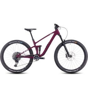 VTT Cube Stereo ONE44 C:68X SLX wine'n'grey 2024