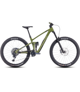 VTT Cube Stereo ONE55 C:62 TM 29 olive'n'chrome 2024