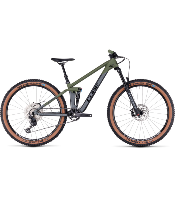 VTT Cube Stereo 140 HPC Rookie grey'n'olive 2024