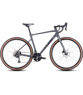 Vélo Gravel Cube Nuroad Race grey'n'black 2024