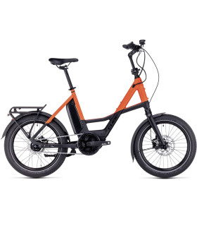 Vélo électrique Cube Compact Hybrid 500 black'n'sparkorange 2024