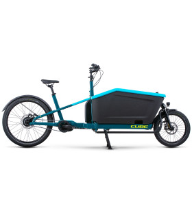 Vélo électrique Cube Cargo Hybrid 500 blue'n'lime 2024