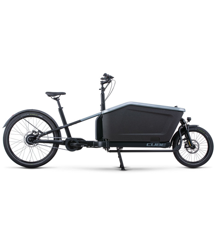 Vélo électrique Cube Cargo Dual Hybrid 1000 flashgrey'n'black 2024