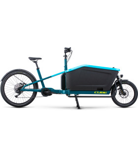 Vélo électrique Cube Cargo Sport Dual Hybrid 1000 blue'n'lime 2024